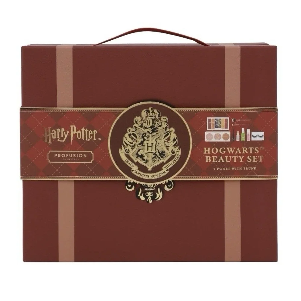 Profusion Cosmetics Harry Potter‎ Holiday - Hogwarts Beauty 9PC Set Trunk NEW